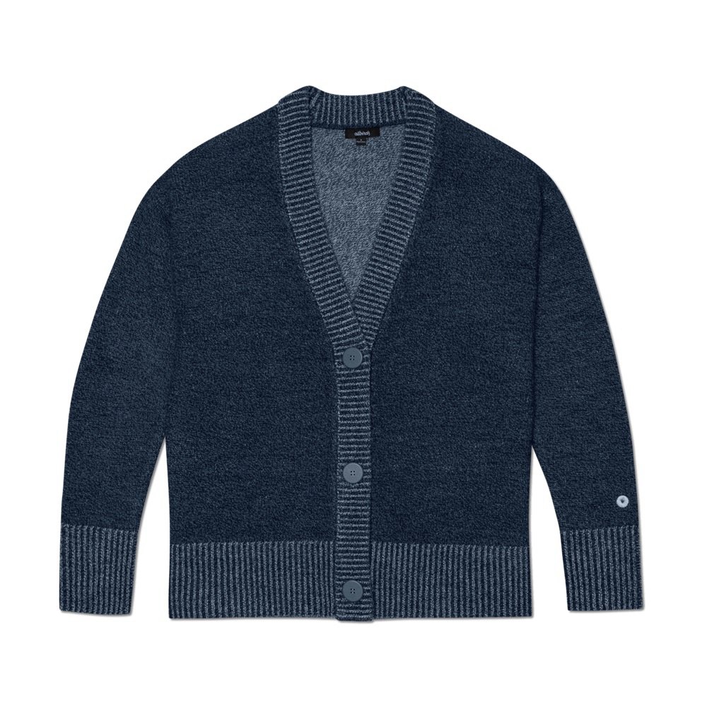 Allbirds Women's Sweaters Navy - Wool Cardi - 40312GWVI